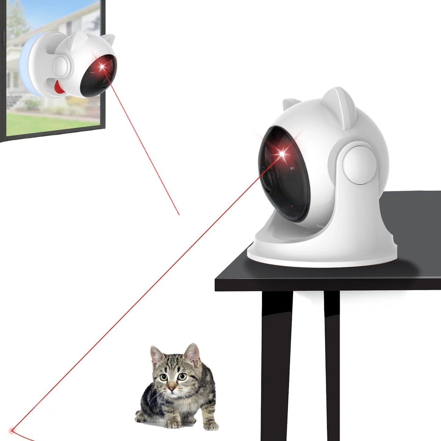 Le MeowMeows - Jouet Laser Automatique pour Chats