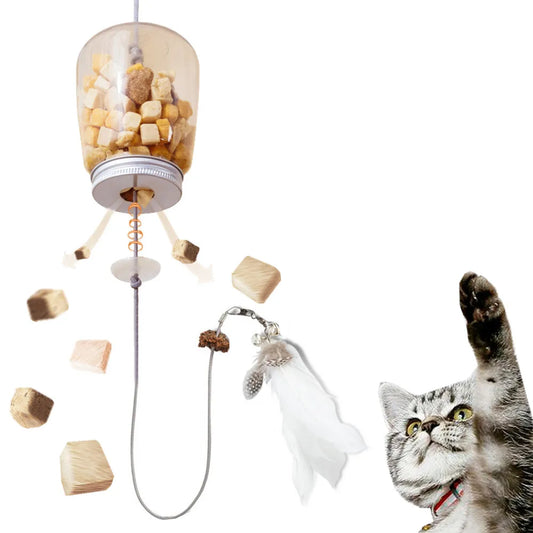 Le jouet Interactif distributeur de friandise suspendu pour Chat