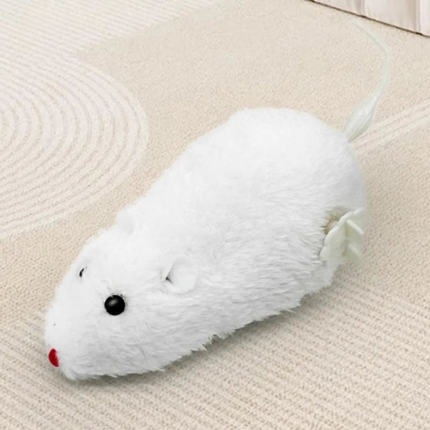 Souris en peluche colorée à remonter